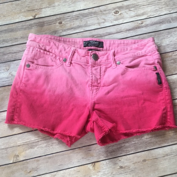 Silver Jeans Pants - Silver Toni Pink Ombré Shorts
